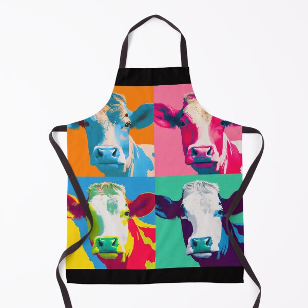 Item preview, Pop art screen print collage of a cow - in the style of Warhol designed and sold by Rogervdb.