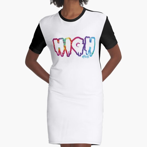 High Graphic T-Shirt Dress