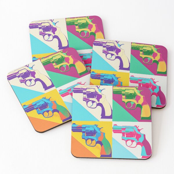 Item preview, Pop Art screen print of revolvers in the style of Warhol designed and sold by Rogervdb.