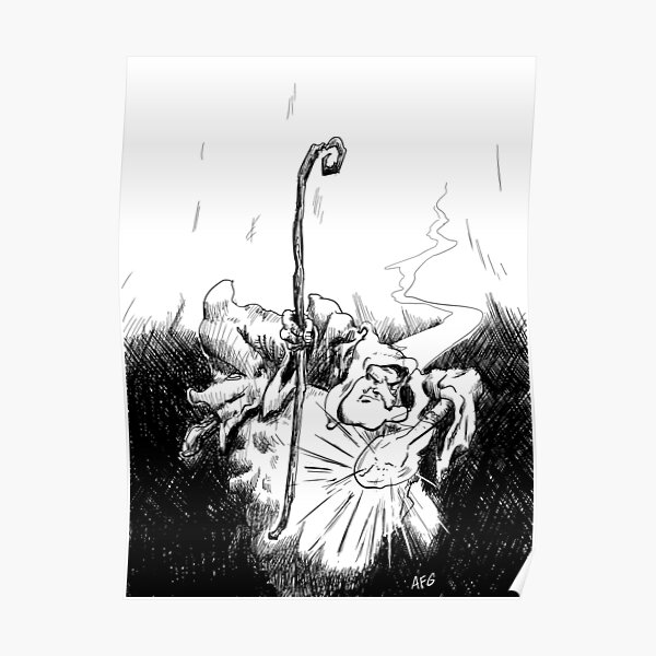 Inktober 2017 Day 09 - Wizard Poster
