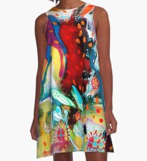 die nordische Sommernacht A-Linien Kleid