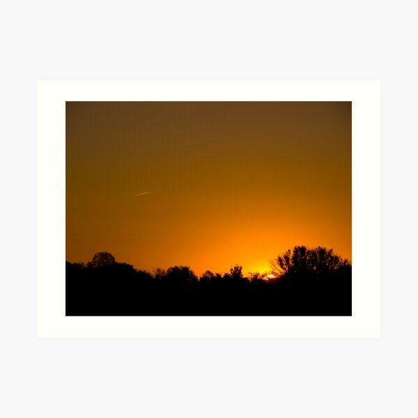 Sunny Skies Airliner Art Print