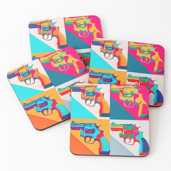 Item preview, Copy of Pop Art screen print of revolvers in the style of Warhol designed and sold by Rogervdb.
