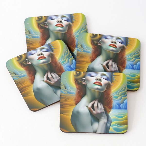 Item preview, Abstracted Perceptions: Surreal Woman Portrait with Unexpected Twist designed and sold by artmanikin.