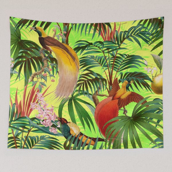 Item preview, Flowers and Birds Pattern II designed and sold by Burcu Korkmazyurek.