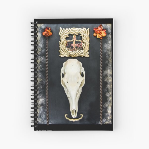 Tarot of Bones - Empress Spiral Notebook