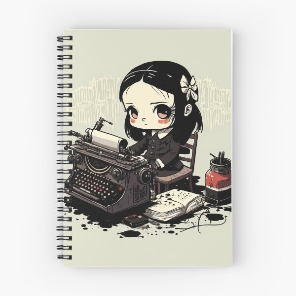 Item preview, Wednesday’s writing in typer machine  designed and sold by BabyDD.