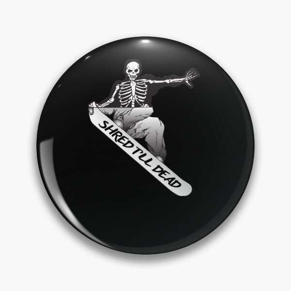 Item preview, Ski Skeleton Shred Til your Dead designed and sold by artzaka.