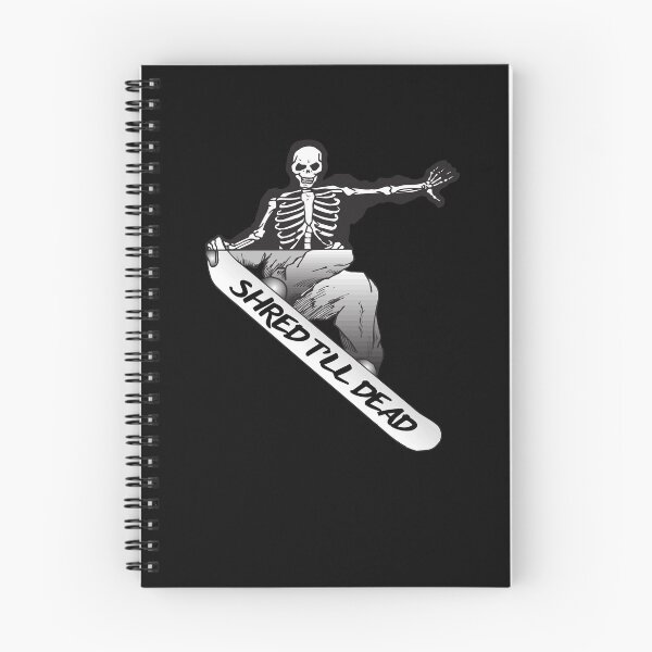 Item preview, Ski Skeleton Shred Til your Dead designed and sold by artzaka.