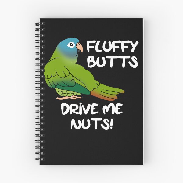 Item preview, Fluffy Butts drive me Nuts Blue Crowned Conure designed and sold by FandomizedRose.