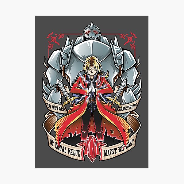 Brotherhood - FullMetal Alchemist Photographic Print