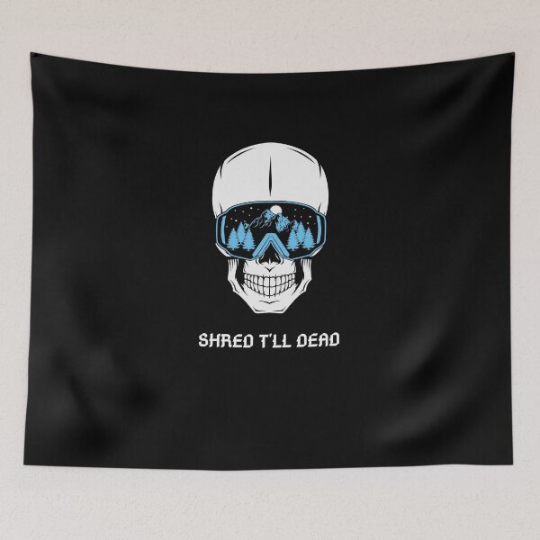 Item preview,  Ski Skeleton Shred Til your Dead designed and sold by artzaka.