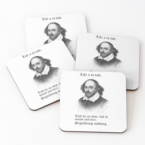 Item preview, Life is tale. William Shakespeare quotes. About life. designed and sold by HausmannArt.