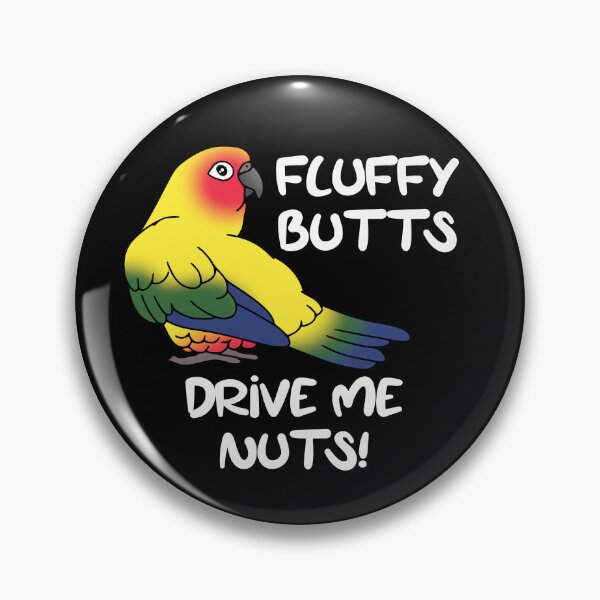 Item preview, Fluffy Butts drive me Nuts Sun Conure designed and sold by FandomizedRose.