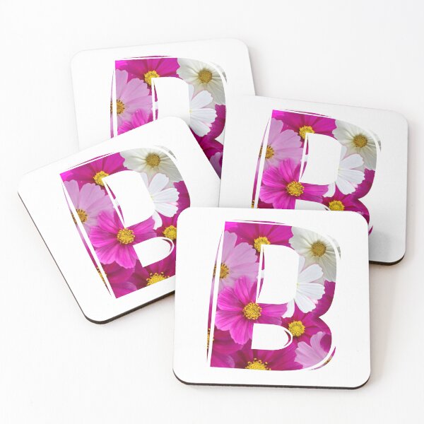 Item preview, lettre B Flowers light pink roses   designed and sold by ahmedbakkali.