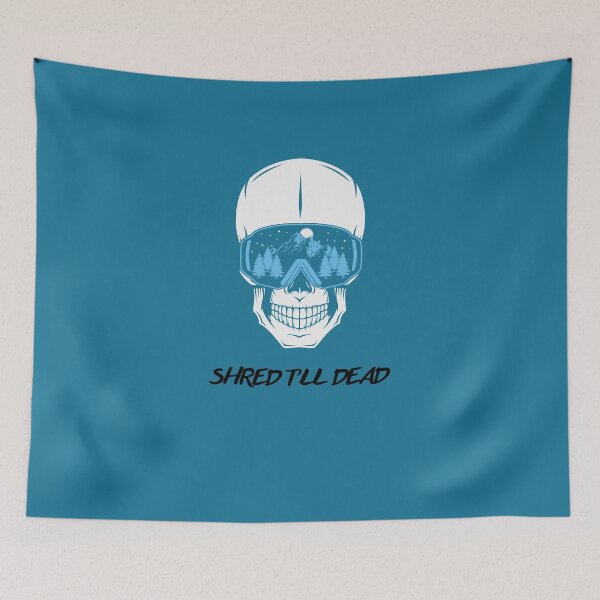 Item preview,   Ski Skeleton Shred Til your Dead designed and sold by artzaka.