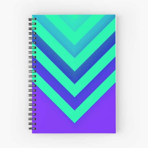 Item preview, Cyan & Violet Chevron designed and sold by blakcirclegirl.