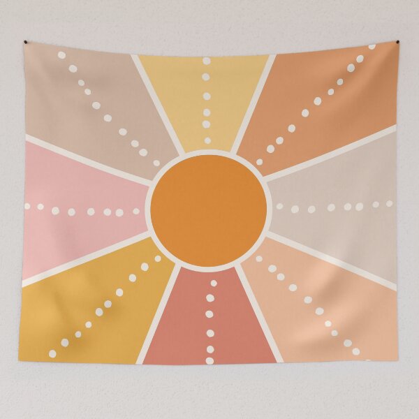 Item preview, Colorful sun rays with pearls designed and sold by BattaAnastasia.
