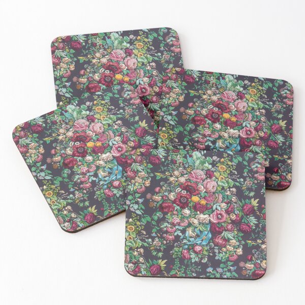 Item preview, Pretty Retro Flower Chintz Peonies Calico Pattern designed and sold by WheresMyMojo.