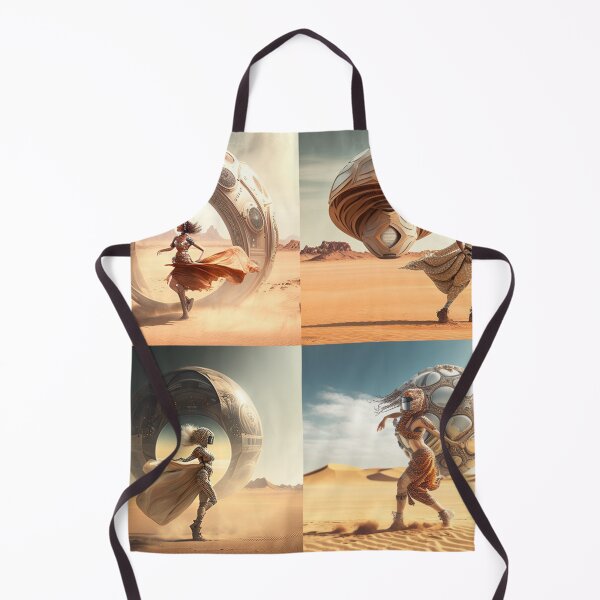 Item preview, Dancer in the sci-fi desert designed and sold by jsebouvi.