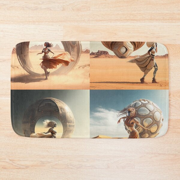 Item preview, Dancer in the sci-fi desert designed and sold by jsebouvi.