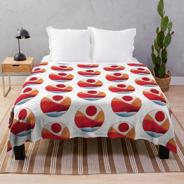 Item preview, Red Sun Sticker designed and sold by designolo.