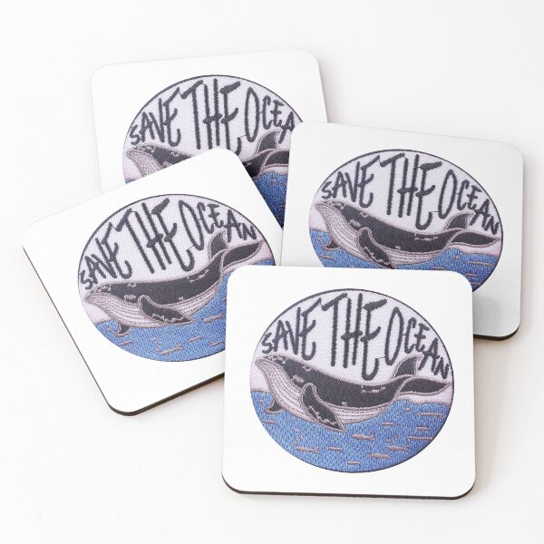 Item preview, Save The Ocean Sticker designed and sold by designolo.