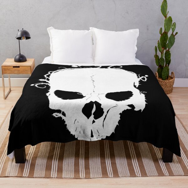 Item preview, White Bramble Skull - Skull Lover designed and sold by ladstudio.