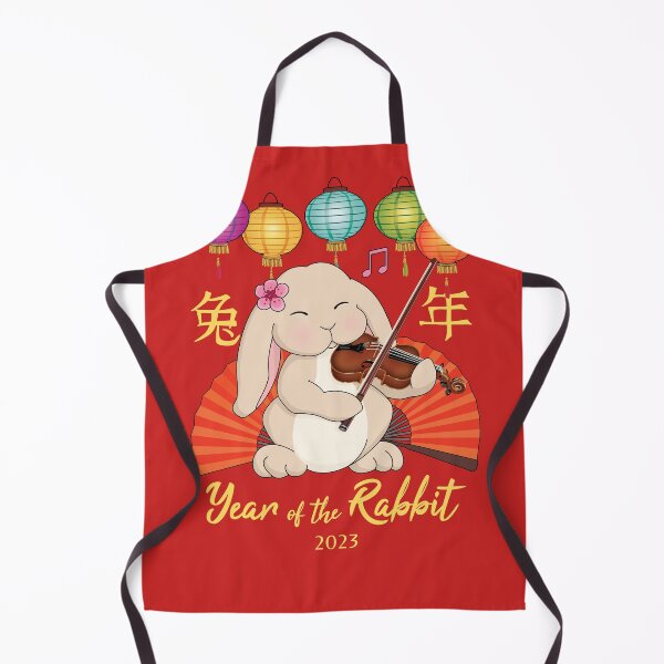 Item preview, Violin Bunny Chinese New Year of the Rabbit 2023 designed and sold by Jazznote.
