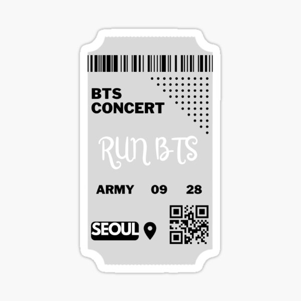 BTS PTD or MOTS Ticketmaster Ticket digital Customized -   Denmark