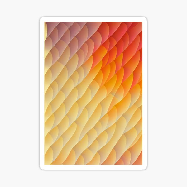 Item preview, "Jayla" - Watercolor Abstract Painting Stripes Pattern in Yellow, Red, White, Pink, Orange, Cream, designed and sold by HiArtify ❤️.