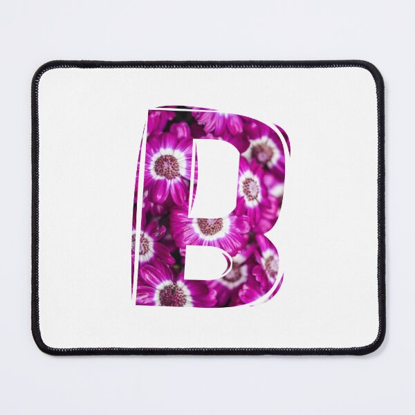 Item preview, lettre B Flowers light purple designed and sold by ahmedbakkali.