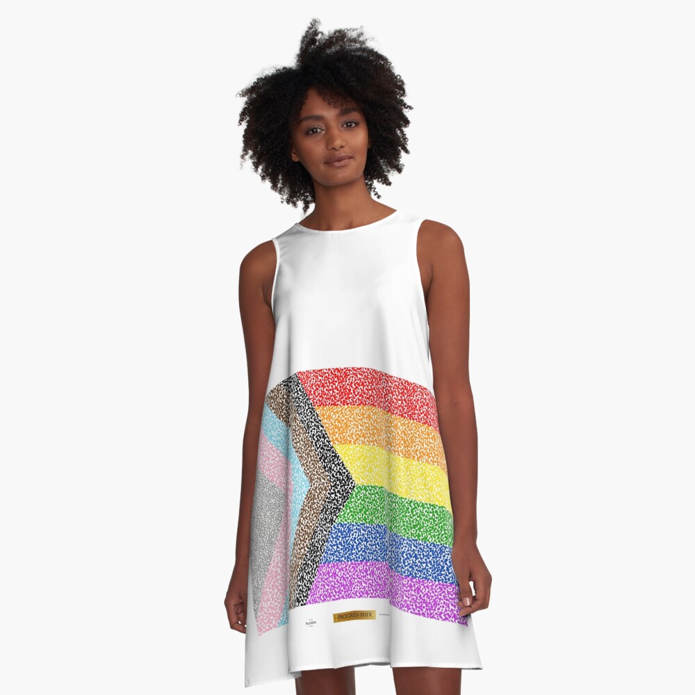 Item preview, A-Line Dress designed and sold by LGBT-Pride-Flag.