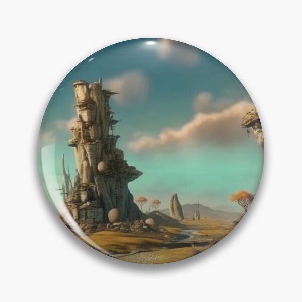 Item preview, Fantasy Landscape Art-PA1139(A digital painting of a forest with a pond) designed and sold by aryan-gallery.