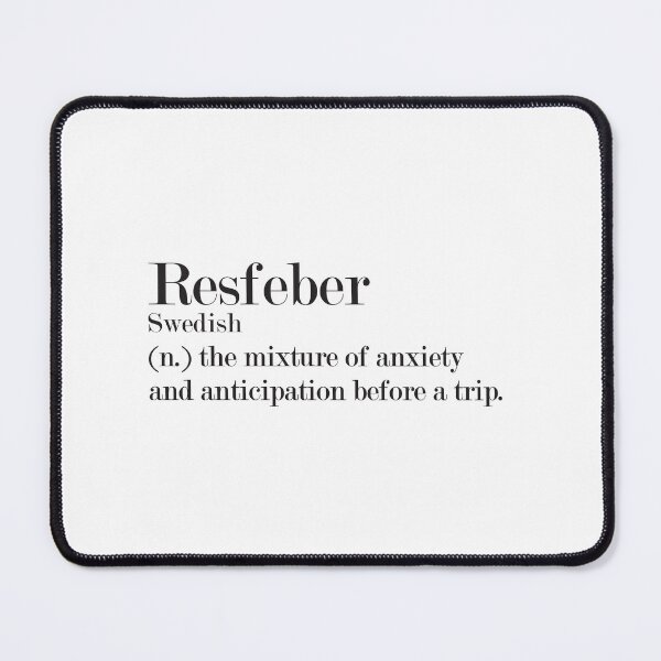 Item preview, Resfeber - Beautiful Swedish Word Definition designed and sold by Zooone.