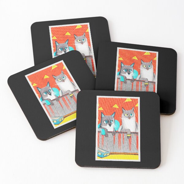 Item preview, Cats in a garbage can designed and sold by tretyakov.