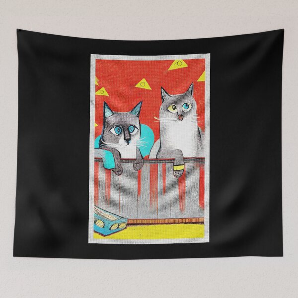 Item preview, Cats in a garbage can designed and sold by tretyakov.