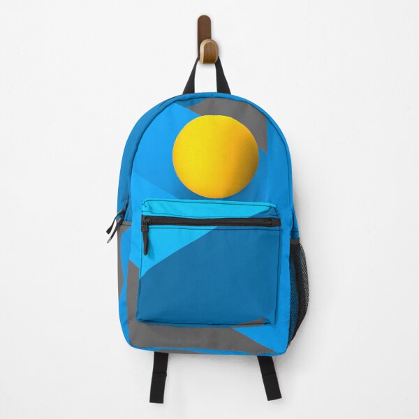 Item preview, Blue impossible geometric shape with yellow ball designed and sold by professorguru.