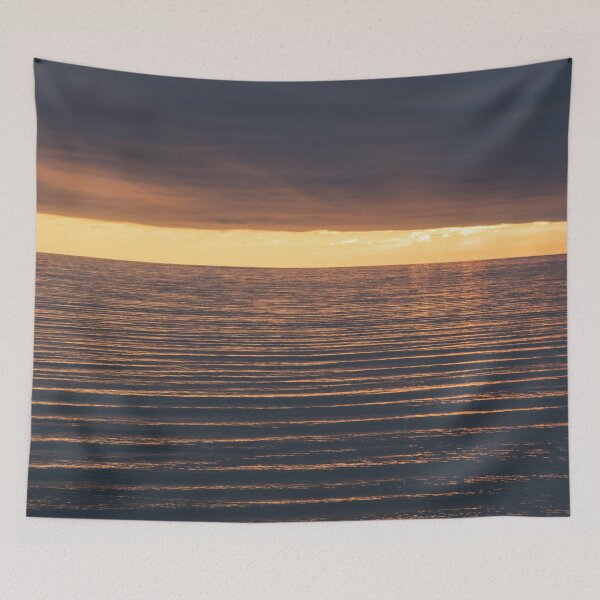Item preview, Concealed Sunset - Glorious Light Orderly Waves and Glum Cloudbank designed and sold by Georgia Mizuleva.