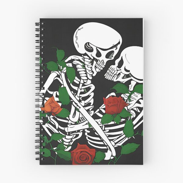 Item preview, Valentine's Day Skeleton Couple with Red Roses Gift designed and sold by TMelonShop.