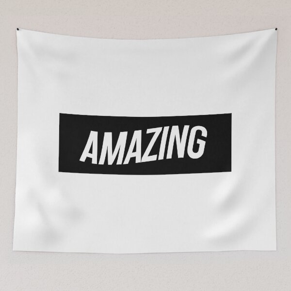 Item preview, Amazing - Rectangle Shape Sticker / T-shirt Design designed and sold by krazybookz.