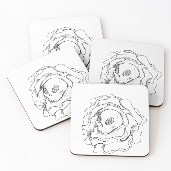 Item preview, Skull in a Rose Big Version designed and sold by TheWeirdRiver.