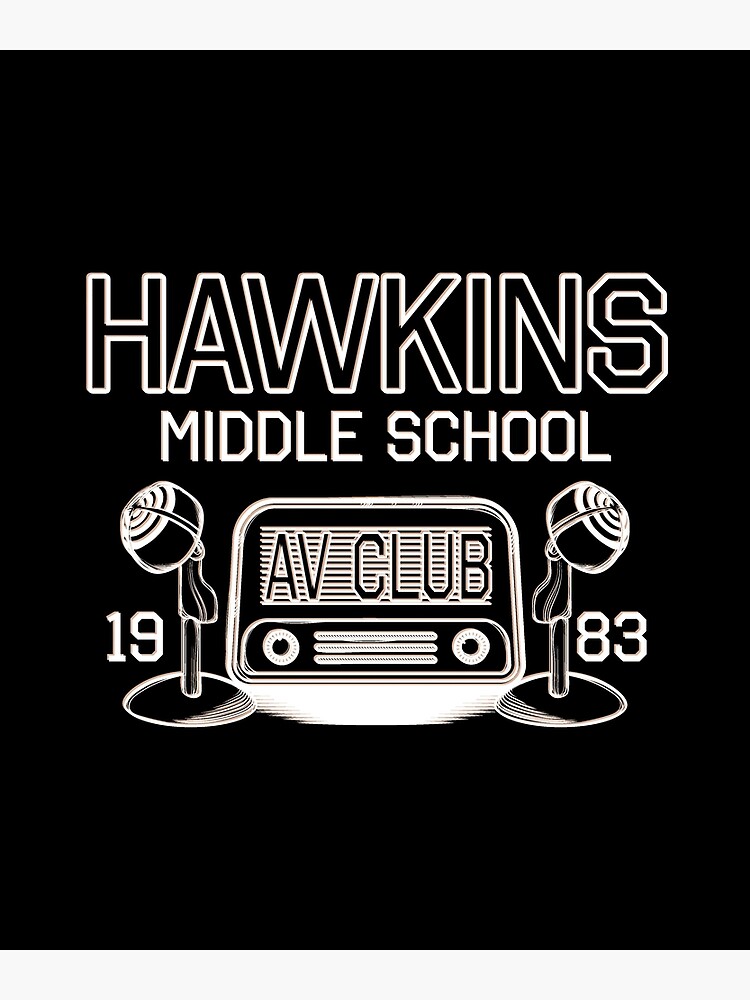 Hawkins Middle School Av Club Stranger Things Inspired Greeting