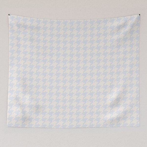 Item preview, Powder blue Houndstooth designed and sold by FrancesPoff.
