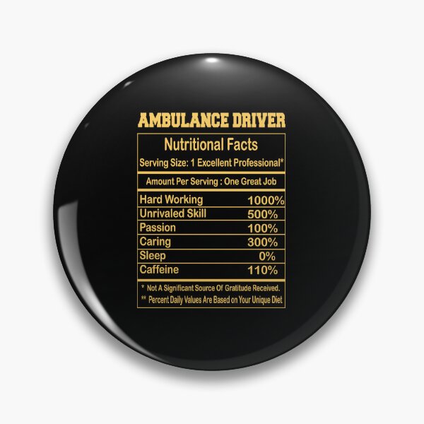 Item preview, Ambulance driver nutritional Gifts designed and sold by tejoi.