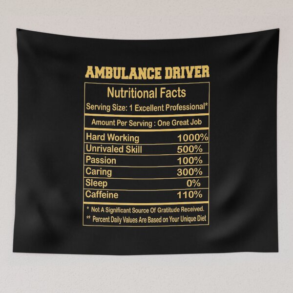 Item preview, Ambulance driver nutritional Gifts designed and sold by tejoi.