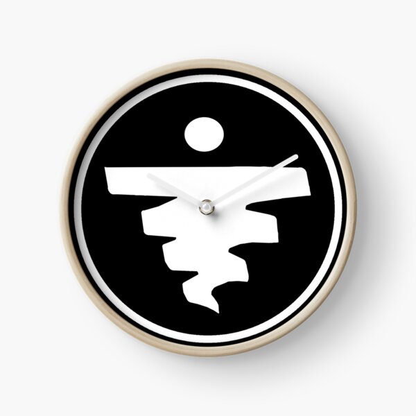 Positive Pop logo Clock