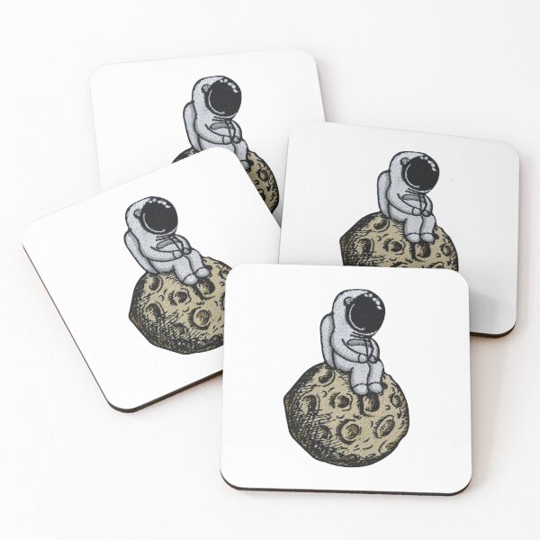 Item preview, Lonely Astronaut Sticker designed and sold by designolo.