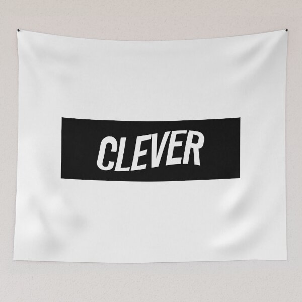 Item preview, Clever - Rectangle Shape Sticker / T-shirt Design designed and sold by krazybookz.