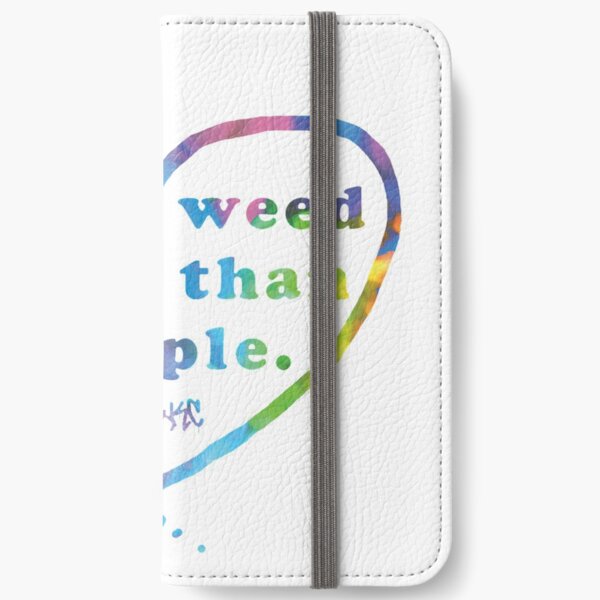 I Like Weeed More than People iPhone Wallet